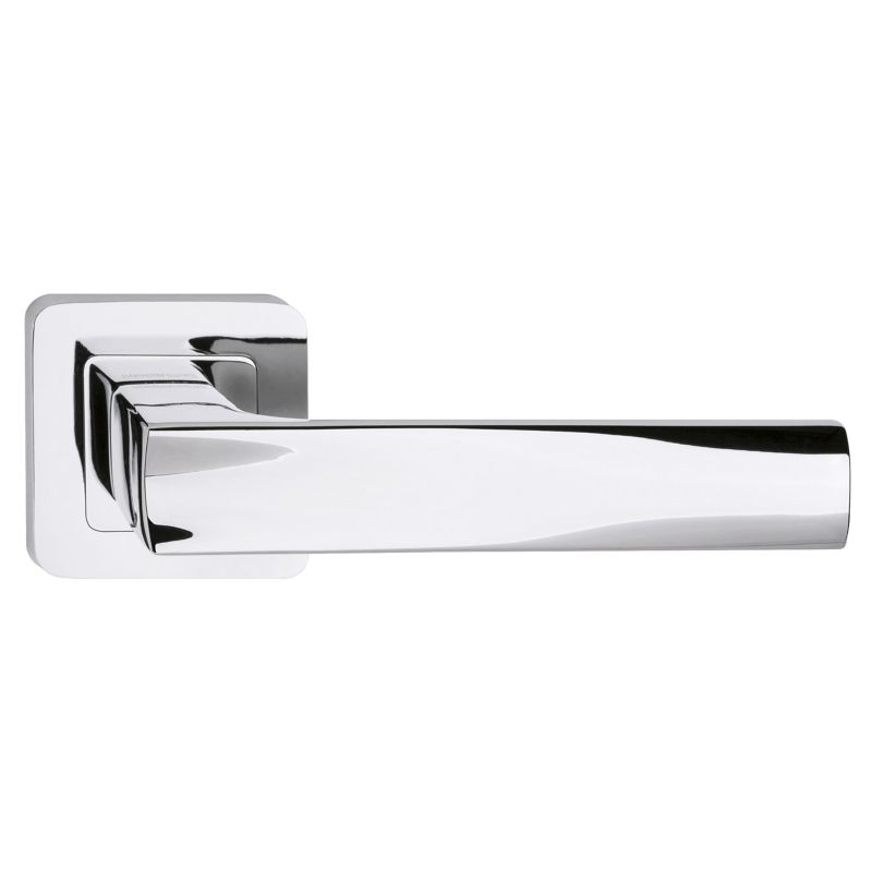 Dørgreb Kvadratisk Roset Krom Aluminium og Stål 40-60 mm