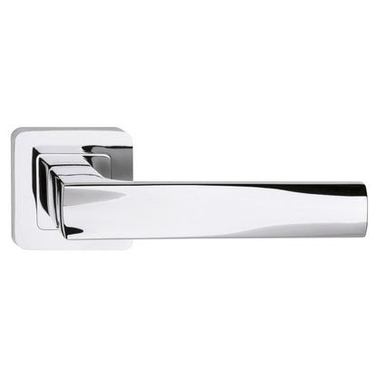 Dørgreb Kvadratisk Roset Krom Aluminium og Stål 40-60 mm