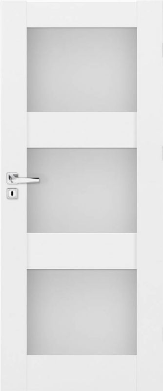 Dørgreb Kvadratisk Roset Krom Aluminium og Stål 40-60 mm