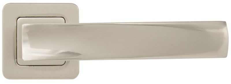 Indvendig Dørgreb Firkantet Roset Børstet Nikkel 40-60 mm