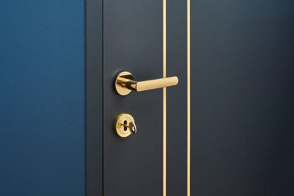 Dørgreb Rund Roset Guld Znal 30-60 mm