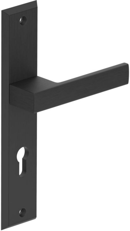 Dørgreb Total 72 mm Yale Sort Mat Aluminium | 5907354089994