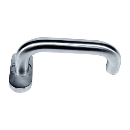 Oval Dørgreb Rustfrit Stål Inox 20 cm