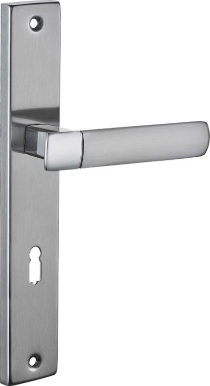 Dørgreb 90 mm Nikkel Satin/Krom