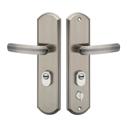 Dørgreb Venstre Aluminium og Stål 50-80 mm Satinnikkel