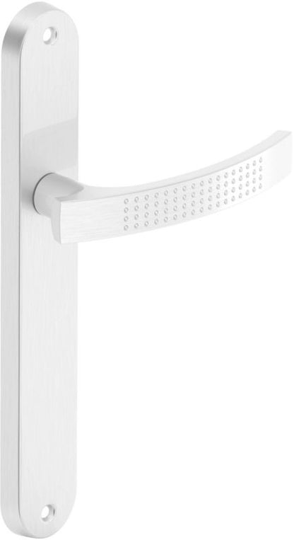 Dørgreb Oval 72 mm Nikel Aluminium