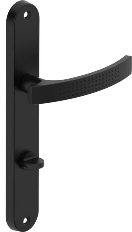 Dørgreb til WC 72 mm Sort Aluminium