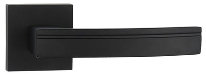 Dørgreb Firkantet Roset Sort Aluminium 30-50 mm | 5901643189969