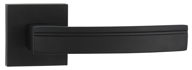 Dørgreb Firkantet Roset Sort Aluminium 30-50 mm | 5901643189969