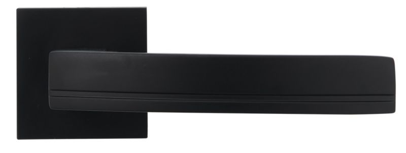 Dørgreb Firkantet Roset Sort Aluminium 30-50 mm | 5901643189969