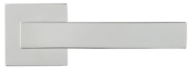 Dørgreb Firkantet Roset Blank Krom 30-50 mm