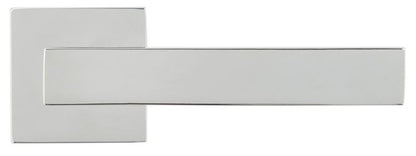 Dørgreb Firkantet Roset Blank Krom 30-50 mm