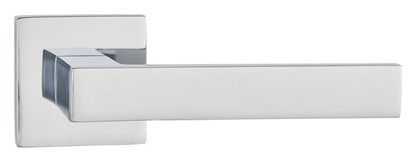 Dørgreb Firkantet Roset Blank Krom 30-50 mm