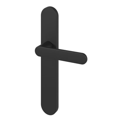 Dørgreb Minimal Sort Mat med Skjulte Skruer
