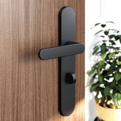 Dørgreb WC Sort Mat Aluminium 35-45 mm