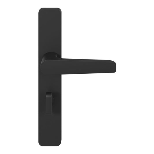 GoodHome Robust dørhåndtag 54 mm WC-plade mat sort
