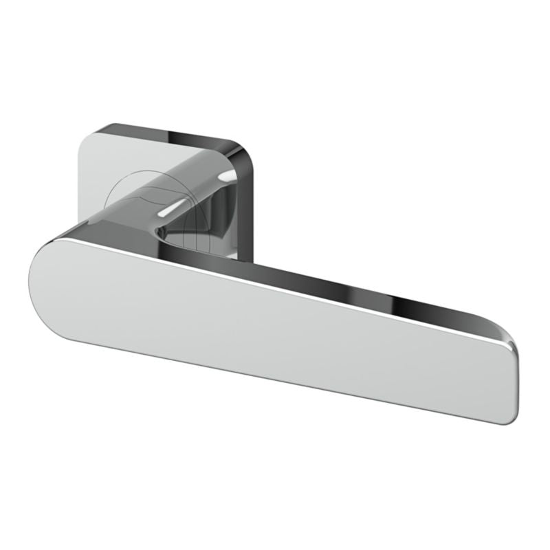 Dørgreb Firkantet Roset Poleret Krom 128 mm