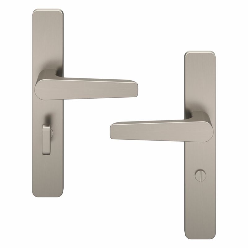 Dørgreb til toilet satin nikkel 54 mm