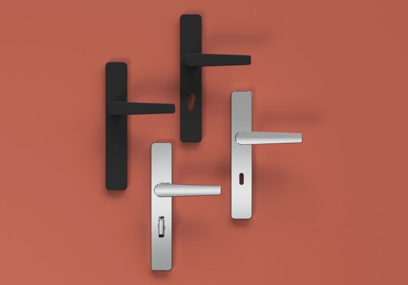 GoodHome Robust WC-greb med poleret kromskilt