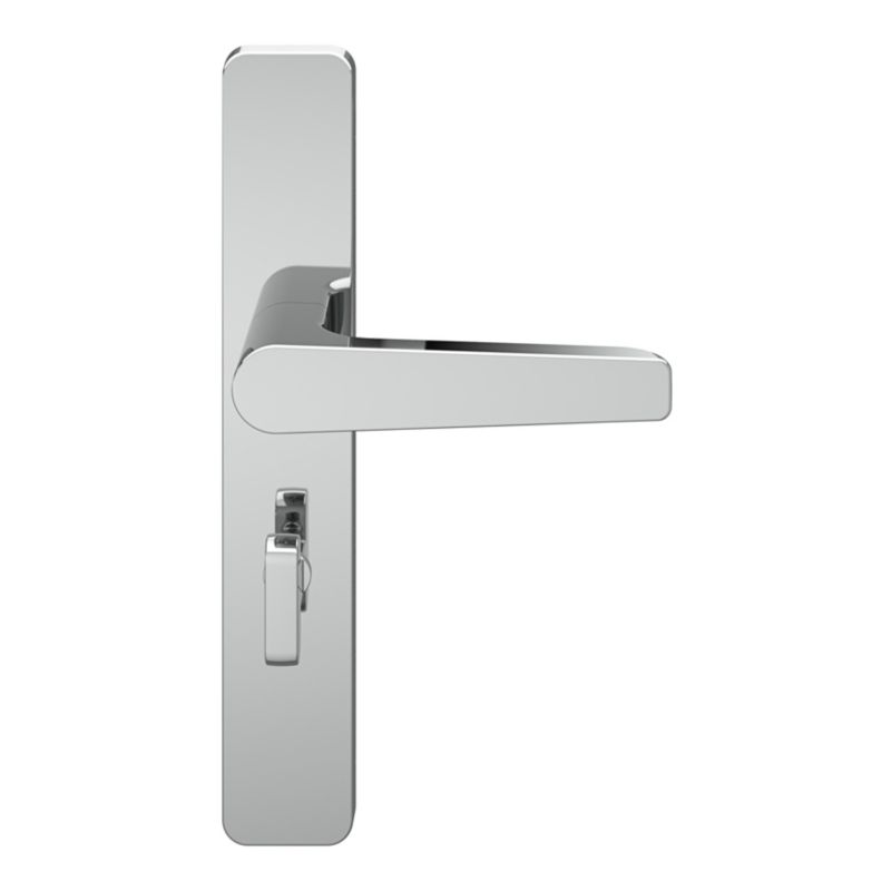 GoodHome Robust WC-greb med poleret kromskilt