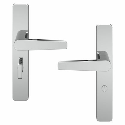 GoodHome Robust WC-greb med poleret kromskilt