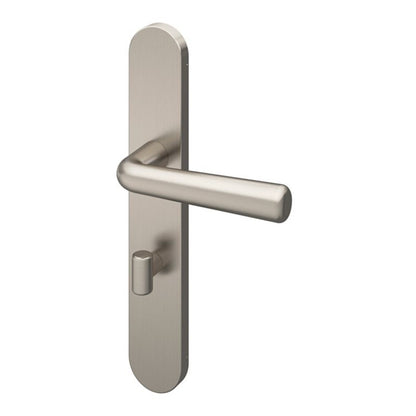GoodHome Solid WC-greb i satin-nikkel med skjold