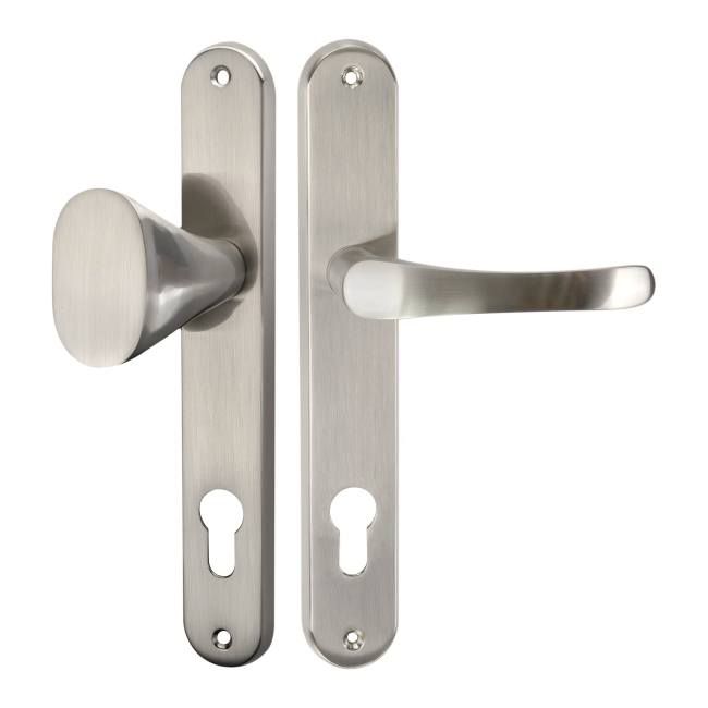 Schaffner Classic greb-greb 72 mm til indsatslås venstre satin-nikkel