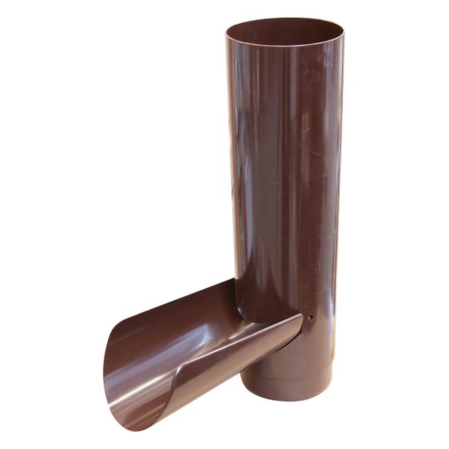 Marley afløbsklap med diameter 10,5 cm i brun