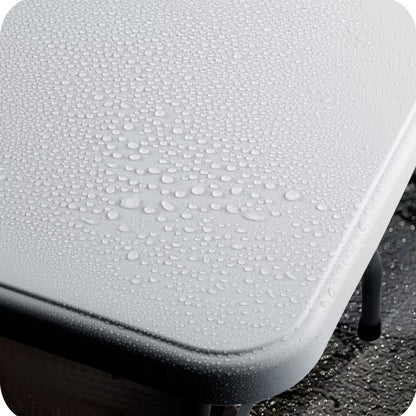 Klapbord 180x74 cm Hvid