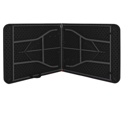 Klapbord 180x74 cm Sort Kuffertfunktion