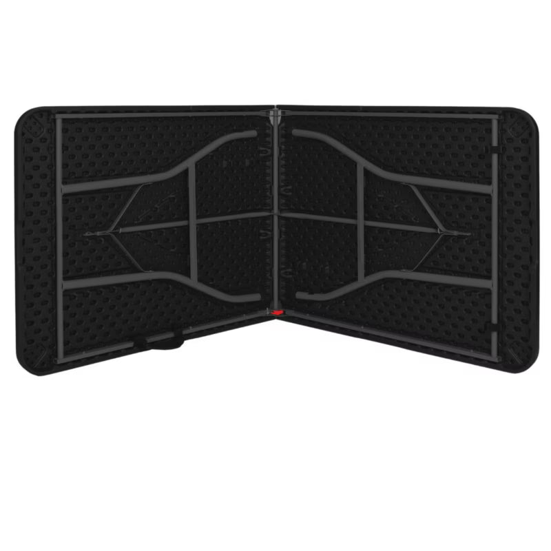 Klapbord 180x74 cm Sort Kuffertfunktion