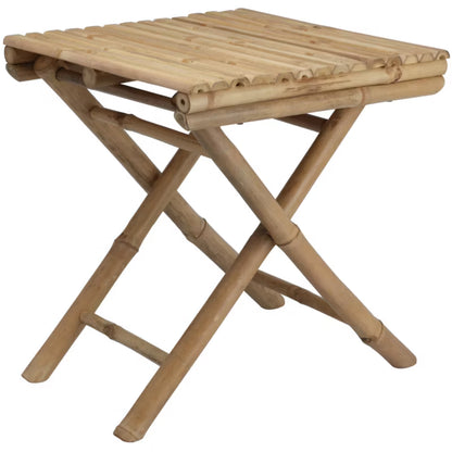 Klapbord Bambus 40x40x45 cm Natur