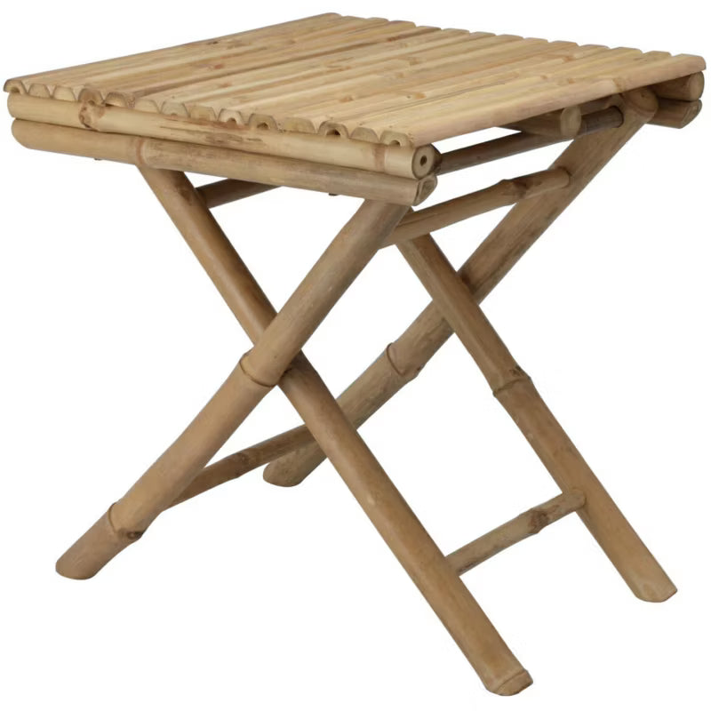 Klapbord Bambus 40x40x45 cm Natur