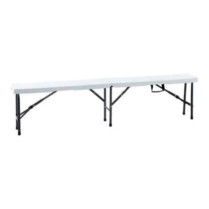 Klappebænk Astano 180x25 cm Hvid