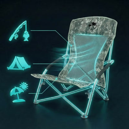 Klapstol Camping 53x70 cm Camouflage