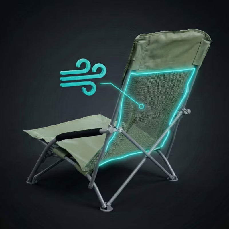 Klapstol Camping Grøn
