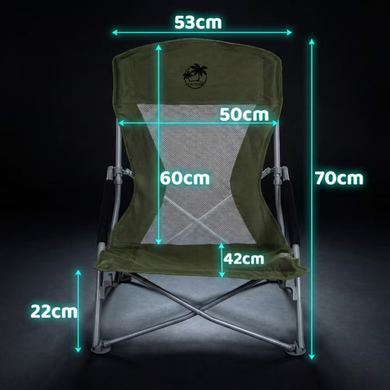 Klapstol Camping Grøn