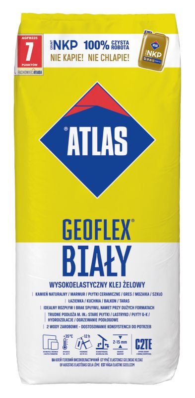Fliseklæb Geoflex 22,5 kg Hvid