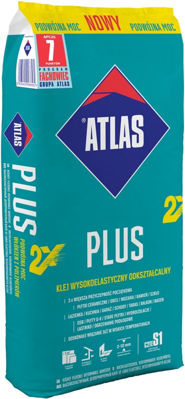 Atlas Plus nyt fliseklæb 20 kg