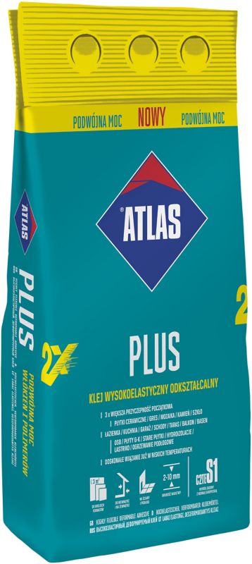 Fliseklæb Plus Grå 5905400488555