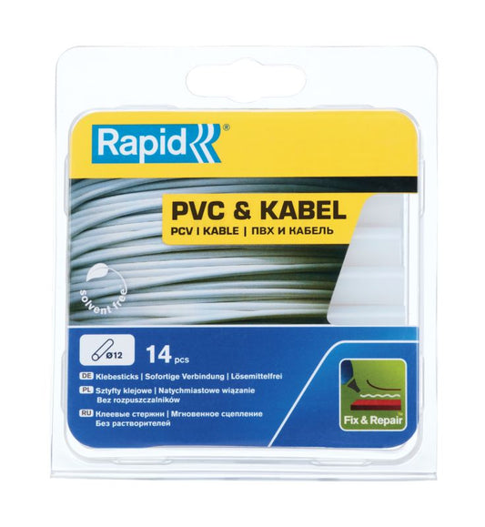 Rapid kabel- og plastlim 125 g, 12 mm diameter