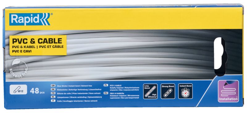 Lim til kabler og plast Rapid 880 g, Ø 12 mm