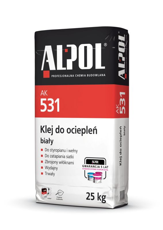 Alpol isoleringsklæber 25 kg hvid