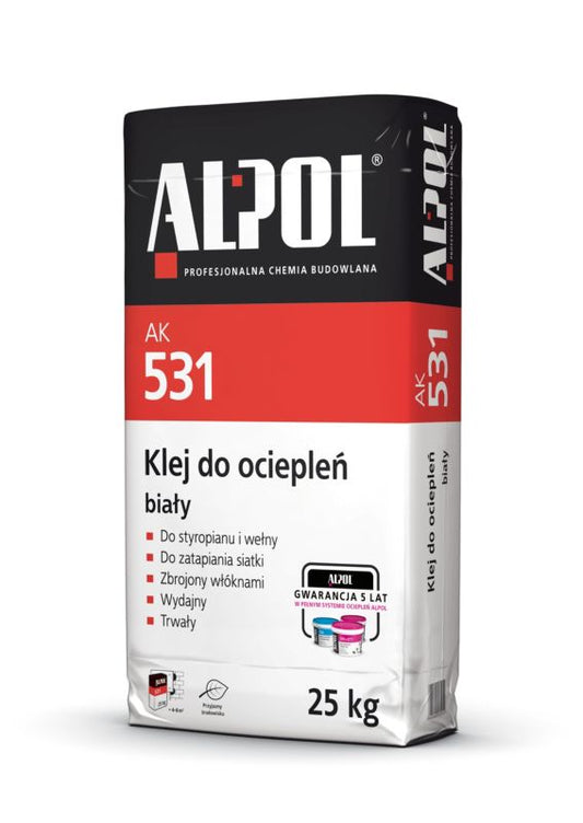 Alpol isoleringsklæber 25 kg hvid