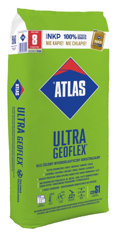 Fliseklæb Geoflex Ultra Deformerbar Grå