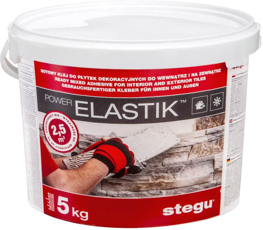 Stegu Powerelastik fliseklæber til dekorative fliser 5 kg