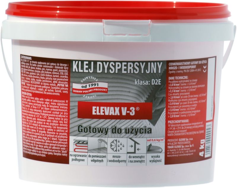 Dispersionslim V-3 4 kg Lys Beige
