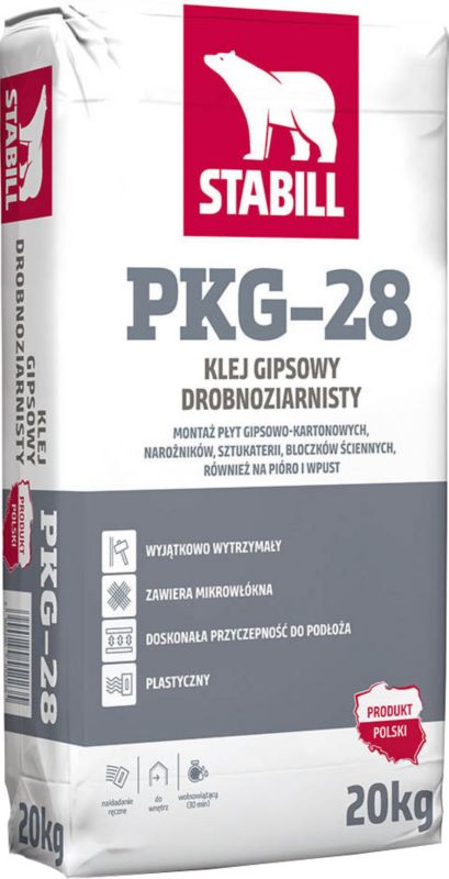 Finkornet gipslim Stabill PKG-28