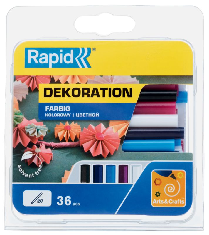 Rapid farvet lim 115 g, Ø 7 mm, mix 1