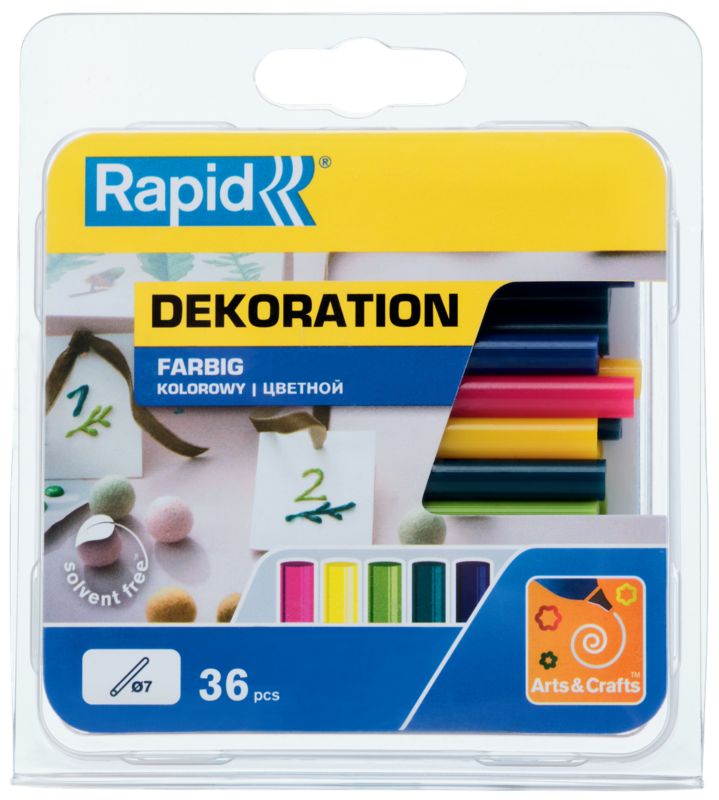 Rapid farvet lim 115 g, Ø 7 mm, mix 2